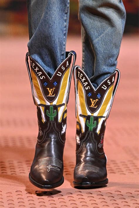 louis vuitton cowboy boots 2024|louis vuitton texan boots.